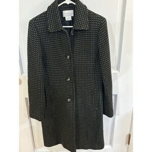 Vintage Worthington 4 Button Wool Tweed Pea Coat Nice! Medium